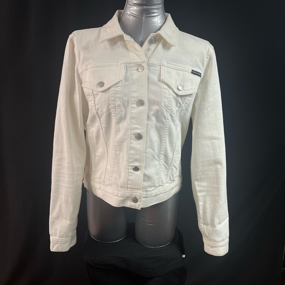 Calvin Klein Jeans Off-White Denim Jacket